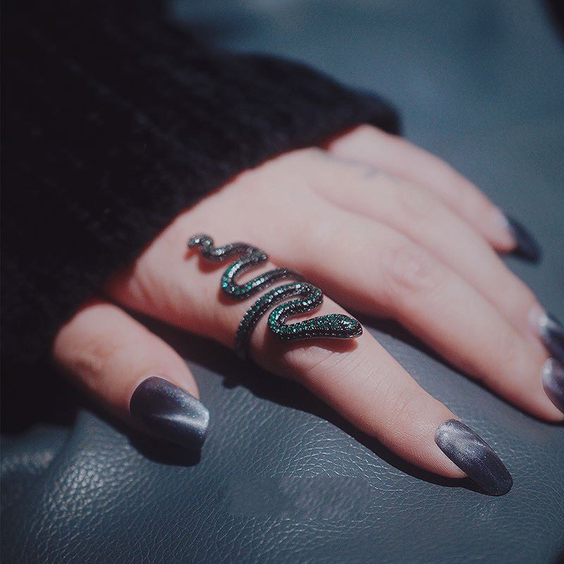 定制taylor周边赤岱创意霉霉taylorswift蛇形戒指蛇戒泰勒斯威夫特