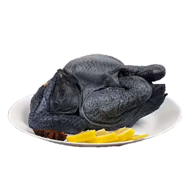 正宗太行山黑乌鸡五黑鸡乌骨鸡白羽乌鸡月子鸡土鸡柴鸡新鲜现杀 现杀