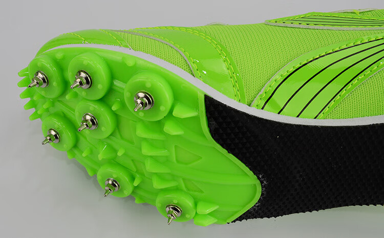 短跑塑胶跑道钉鞋男女学生儿童小码跑步钉子鞋3046码跑钉鞋sn6970黑色