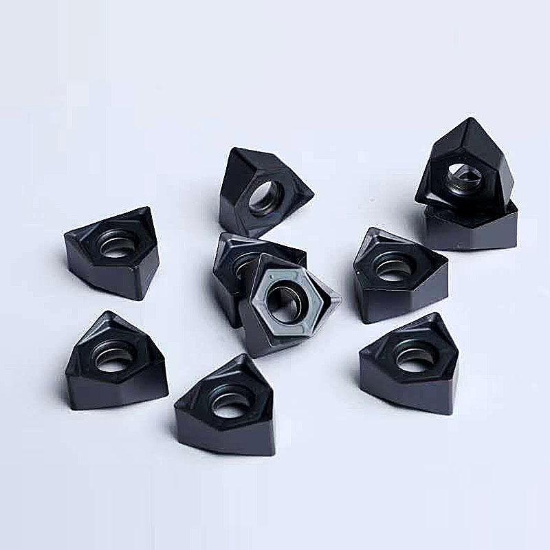 定制适用90度双面六角平面铣刀盘wnmu080608刀片代替apmt1604快进给