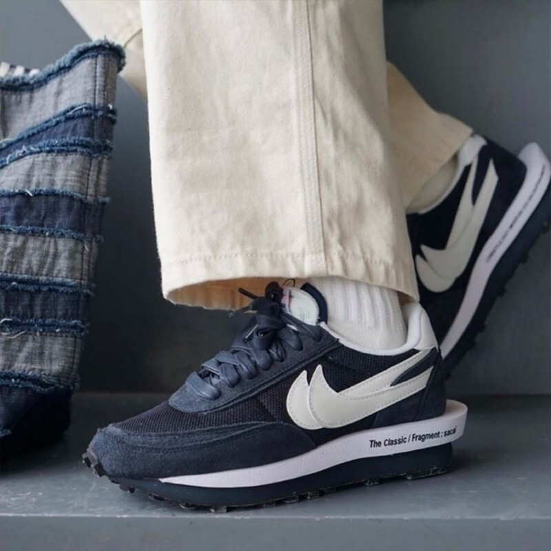 【现货】 nike sacai vaporwaffle 联名解构 跑鞋 dd1875-500 cv1 dd