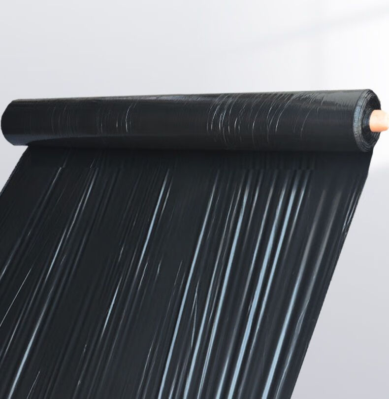 全新黑地膜防草膜除草黑色果园农用地膜蔬菜塑料薄膜加厚保温膜 黑色