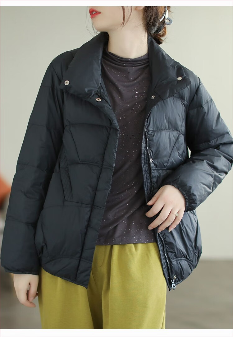 日本韩国女明星品牌同款女装网红90羽绒服白鸭绒香港潮牌冬外套欧洲站