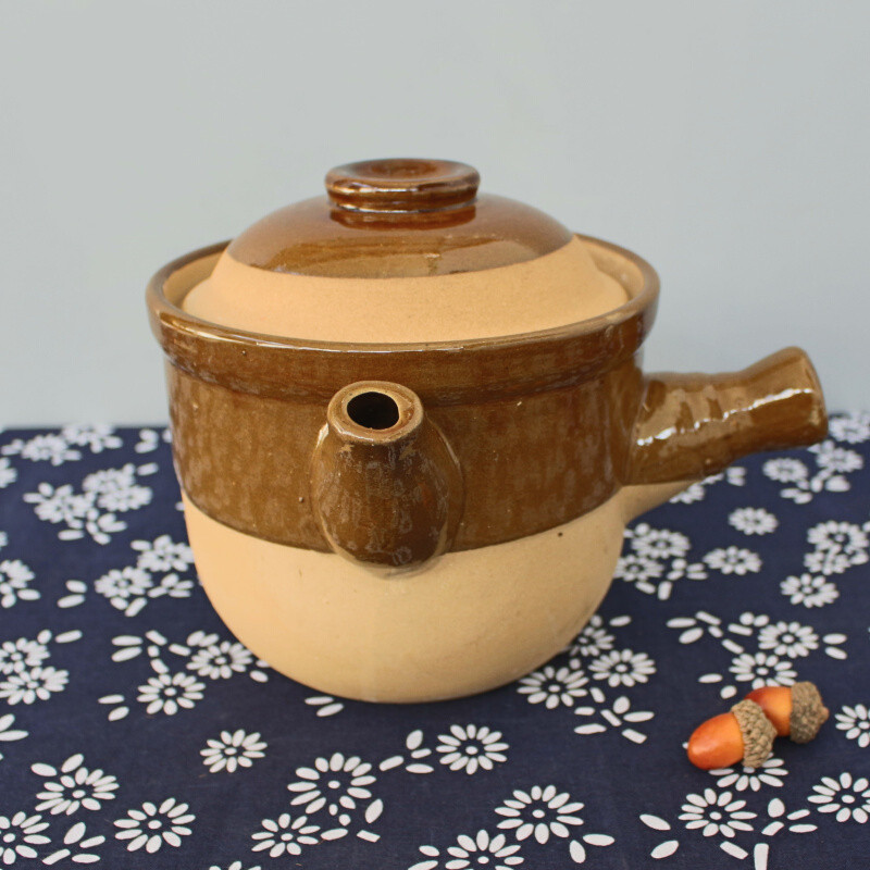 老式煎药罐传统中式药壶熬药罐明火陶瓷养生煲耐高温砂锅药壶药罐小号