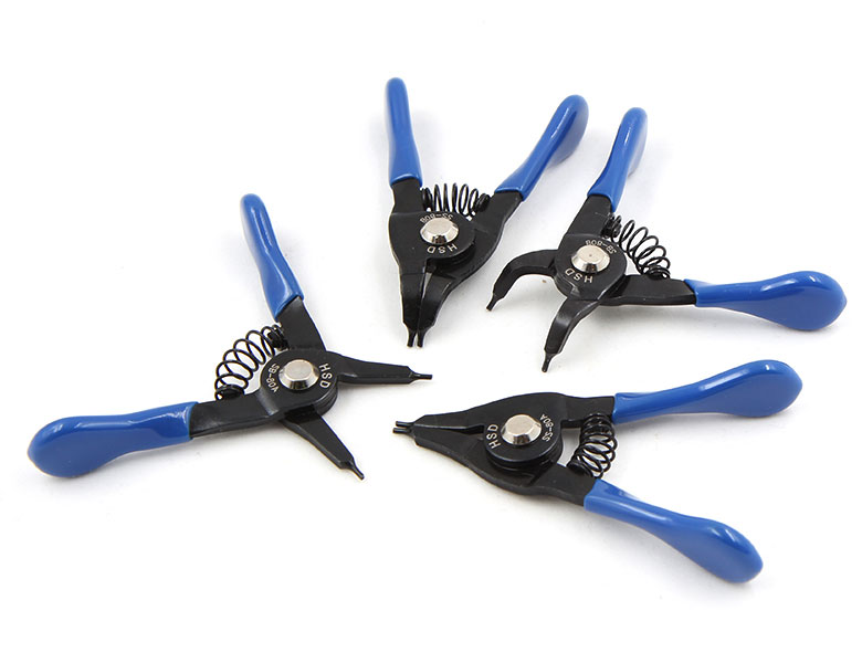 内弯外直中宝超细超小3寸卡簧钳挡圈钳弹簧钳内外卡sb80a孔用直头内卡