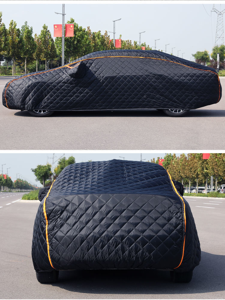 适用于车衣冬季汽车棉车北加厚保暖防寒防冻防雪超厚汽车罩棉被车罩