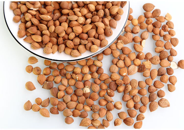 材杏仁野生苦杏仁 新货北杏仁 生杏仁杏核仁杏子 250克【图片 价格