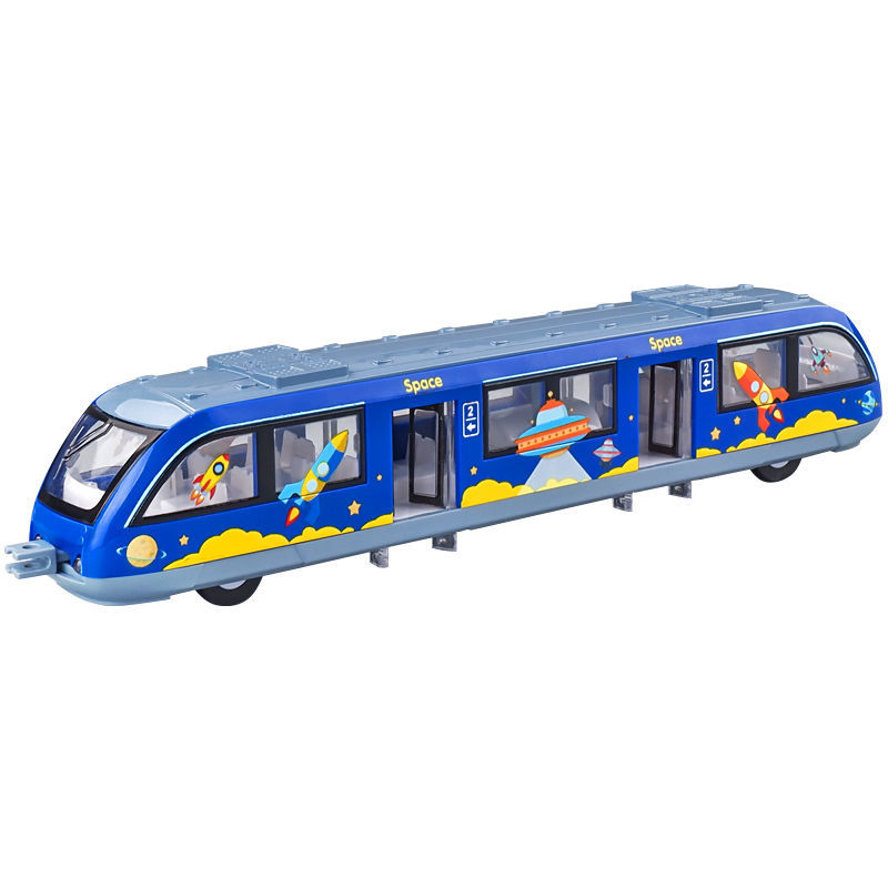 合金地铁玩具模型火车仿真轻轨动车和谐号复兴号男孩儿童玩具车 轻轨