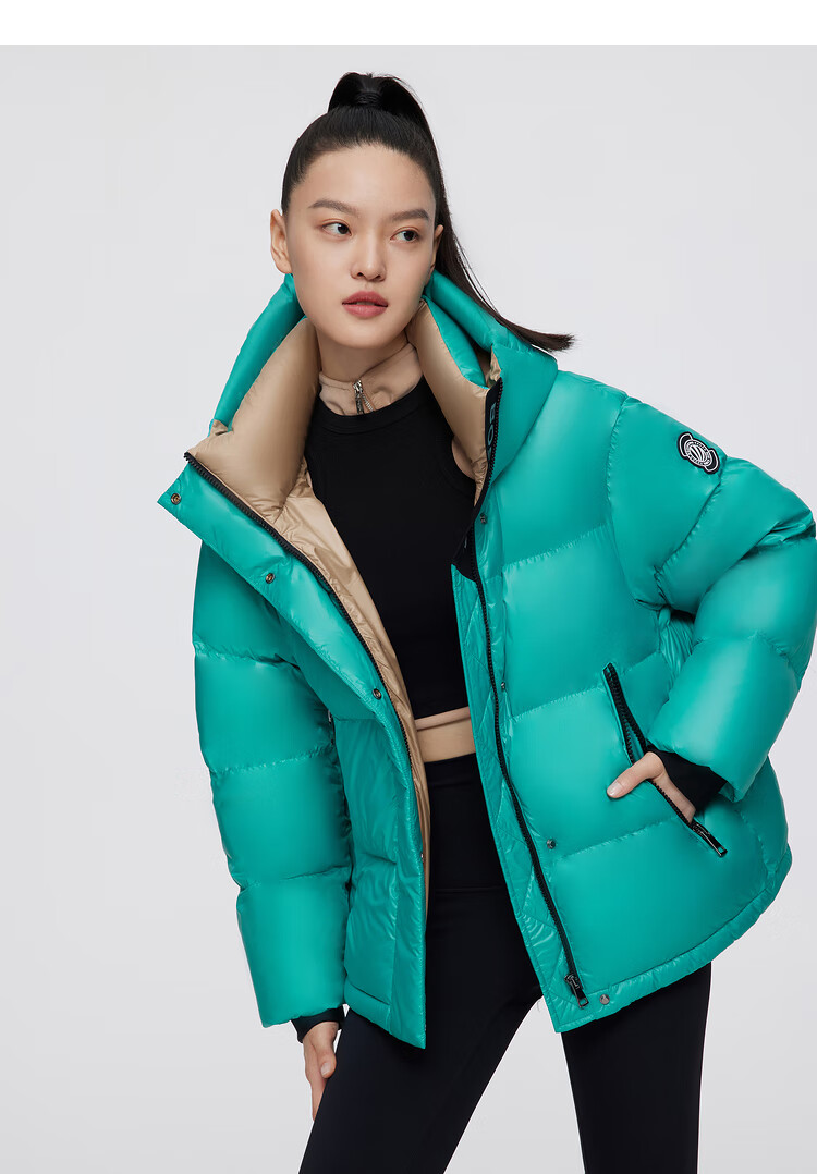 【谷爱凌同款】波司登羽绒服女2022年冬季新款零压泡芙厚时尚潮流短款