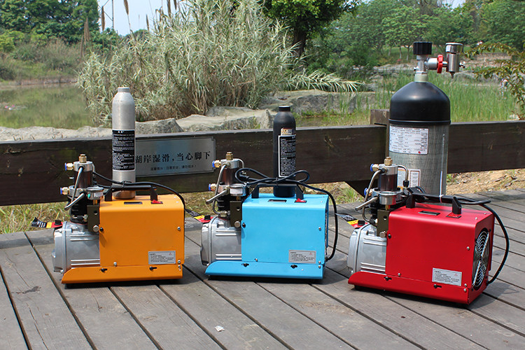 高压打气机30mpa高压气泵40mpa小型单缸水冷电动充气泵冲气 精简防爆