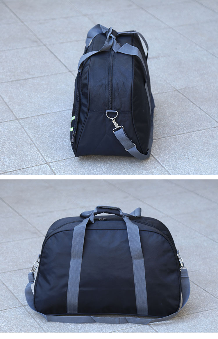 60升时尚装衣服行李袋手提旅行包单肩户外长短途旅游背包男女单肩紫色