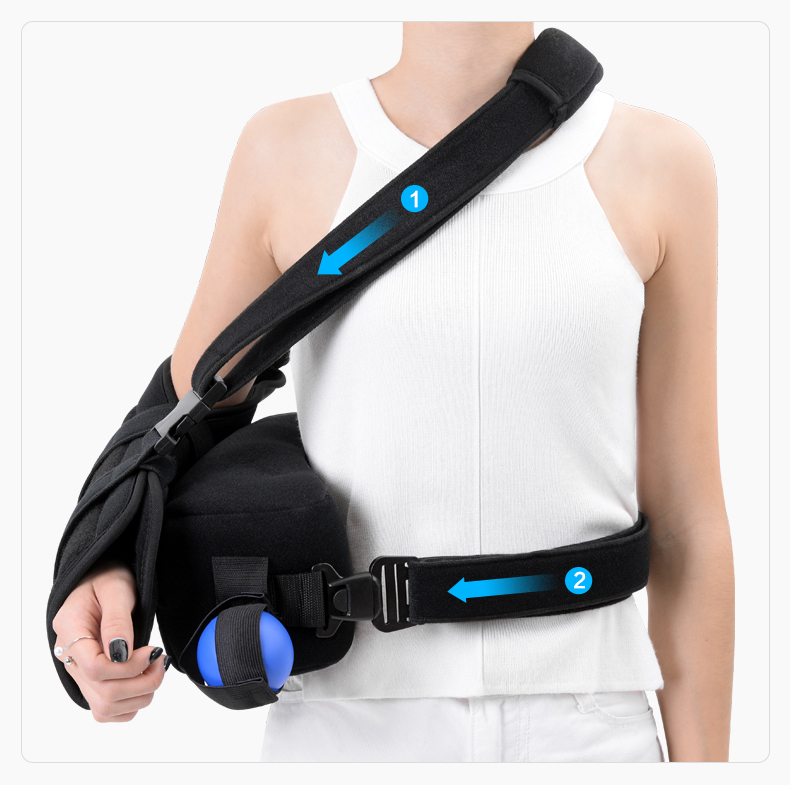 可调肩关节外展枕包固定支具手臂胳膊肘关节肱骨骨折支架手托护肩标准