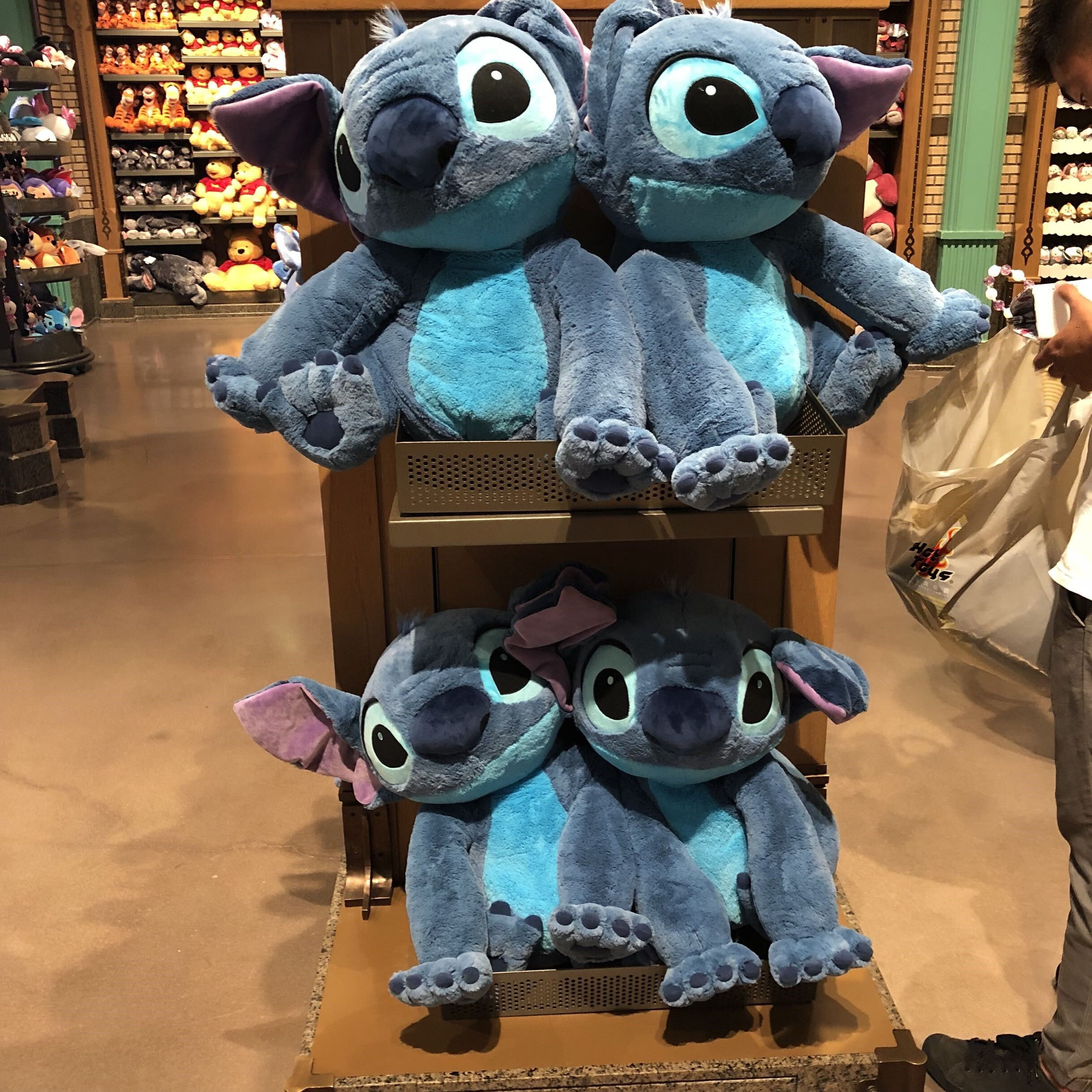 迪士尼 国内代购史迪奇公仔史迪奇娃娃毛绒玩具史迪奇玩偶 大号安琪