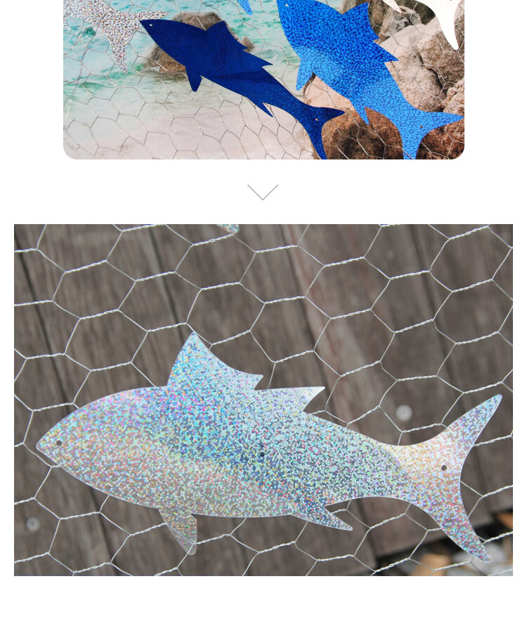 夏季美陈氛围布置创意镭射亮片鱼海洋主题装饰商场橱窗道具鱼吊饰