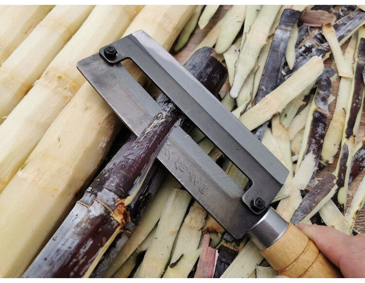 2021新款甘蔗削皮神器久保利甘蔗刀削皮器削甘蔗皮的刀水果店专用型