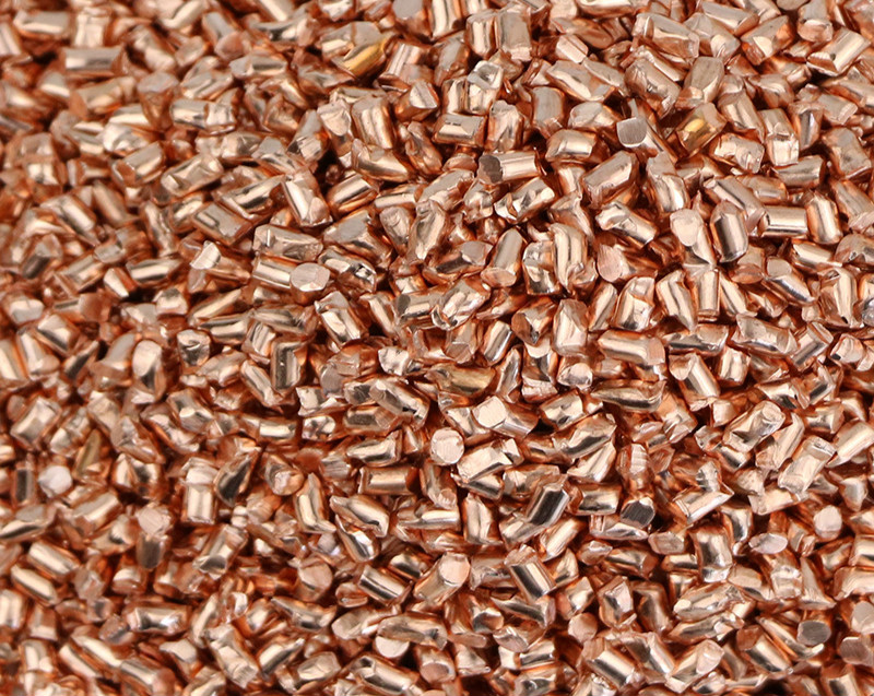 高纯铜粒 紫铜粒 铜丝 红铜粒 纯铜颗粒 金属铜粒 单质铜粒铜段 500克