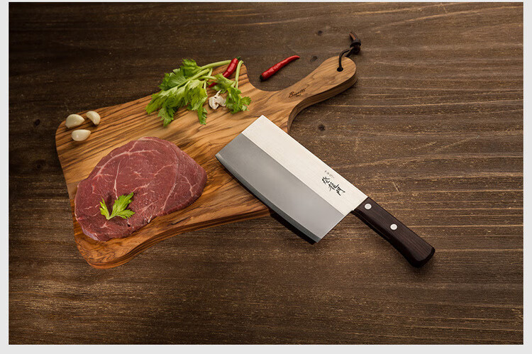 藤次郎(tojiro)日本进口不锈钢登龙门中式菜刀厨刀中华庖丁刀fg-68 姜