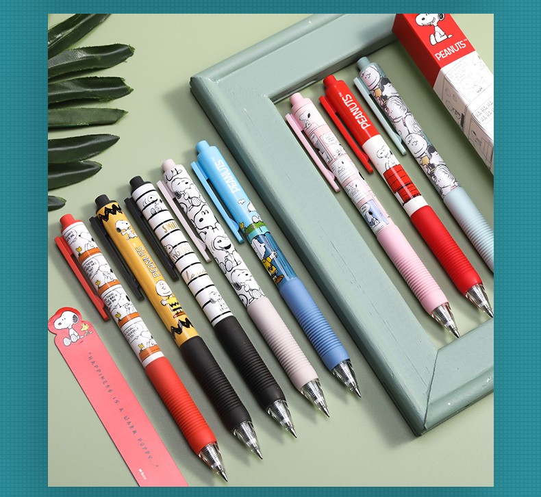 晨光(m&g)史努比限定盲盒笔h9402联名限量版按动中性笔0.