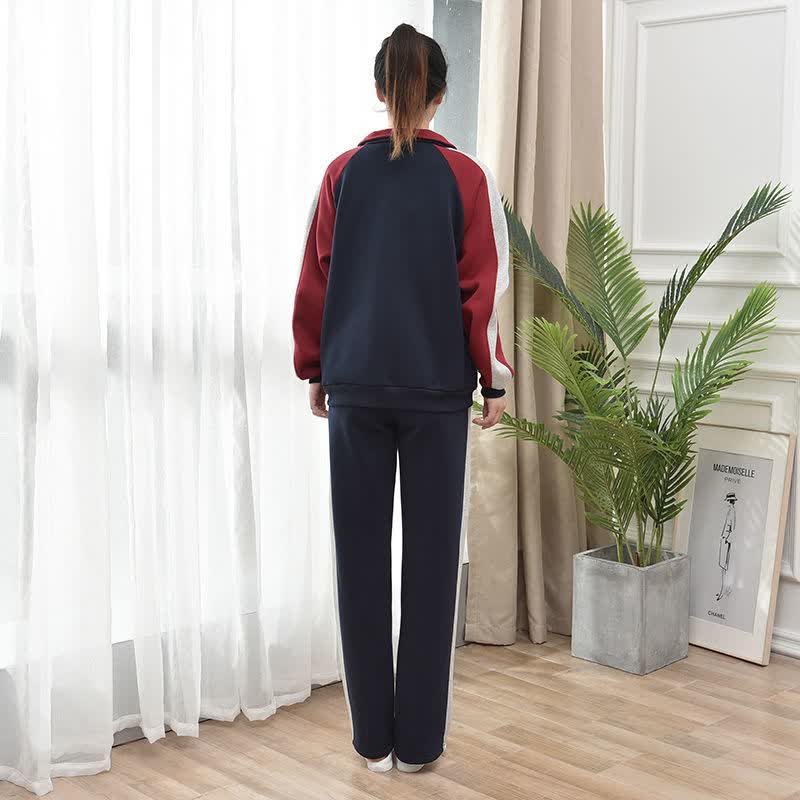 聂庄吴江冬季校服初中高中冬季校服裤套装加绒加厚苏州吴江区冬季校服