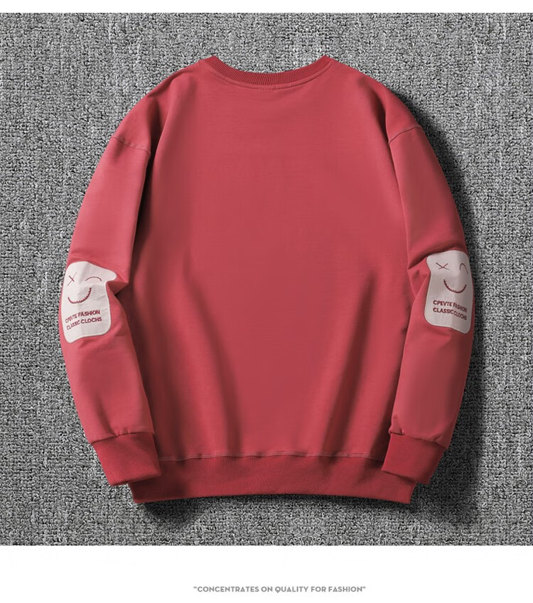 耐克(nike) 笑脸圆领卫衣男秋季休闲宽松长袖无帽打底衫春秋款男装