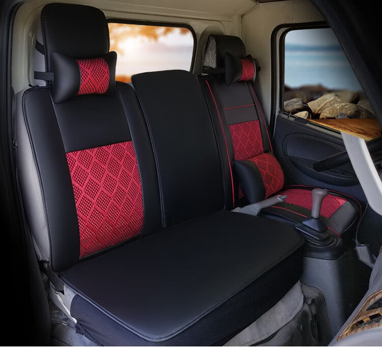 于货车座套一汽青岛解放小j6 j6f 虎vn vh霸铃红塔夏季冰丝全包坐垫