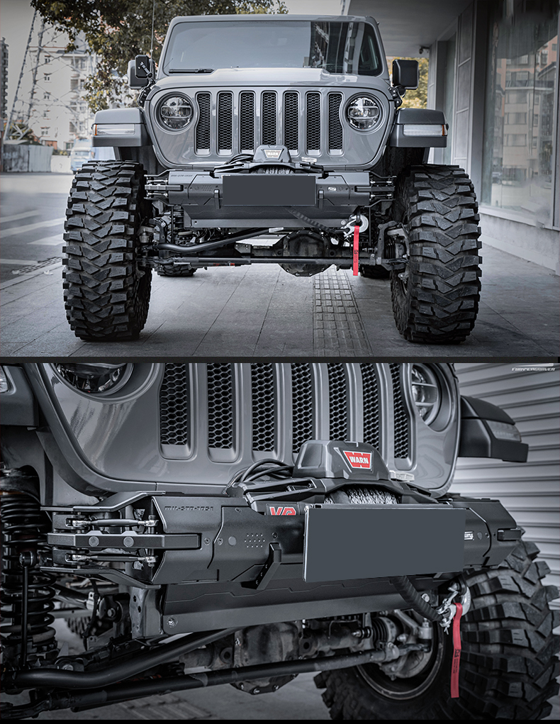 车文道 沃恩绞盘牧马人电动绞盘改装件猛禽坦克300越野车自救脱困