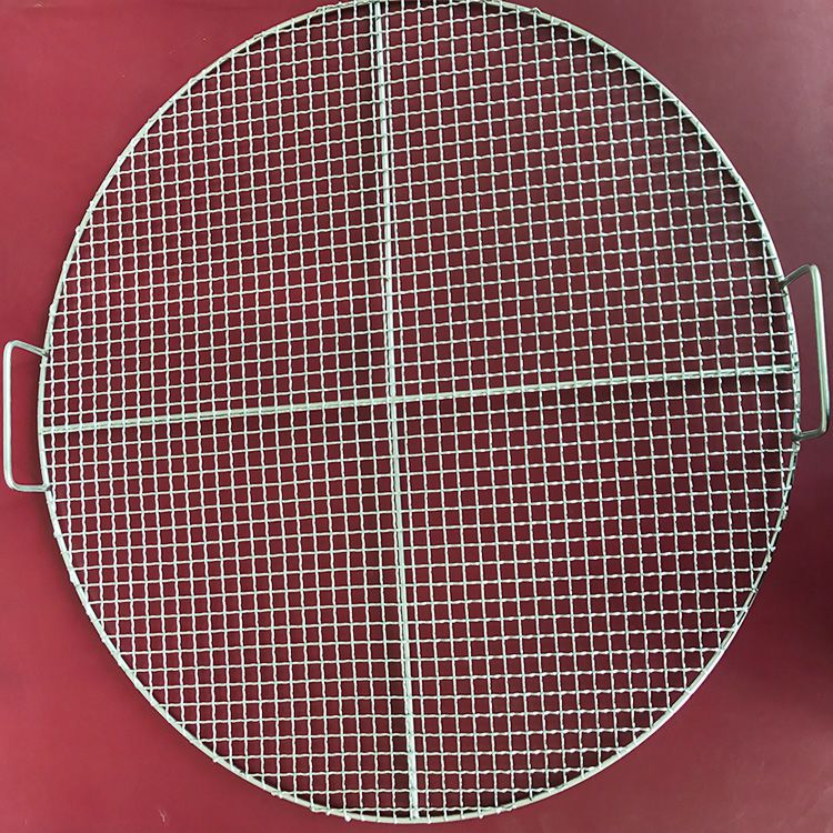 韩式烤肉篦子304不锈钢圆形烧烤网片炭烤网蒸煮油炸晾晒熏肉篦子直径