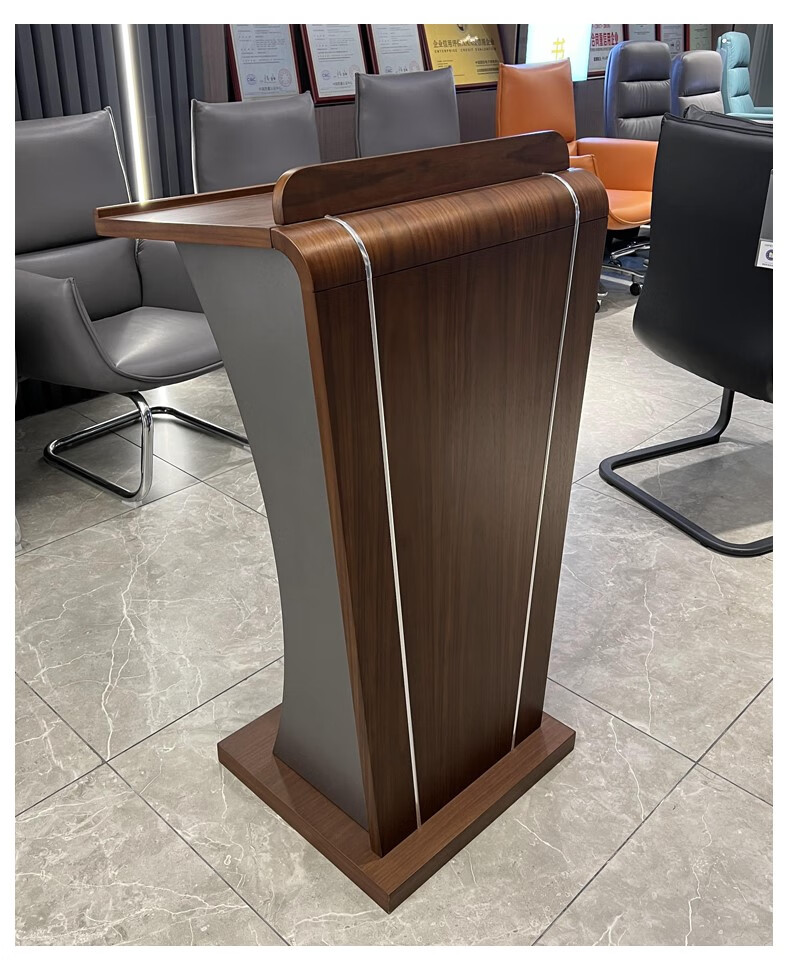 【旗舰自营】讲桌迎宾台讲台讲桌演讲话会议室简约现代会议教师发言
