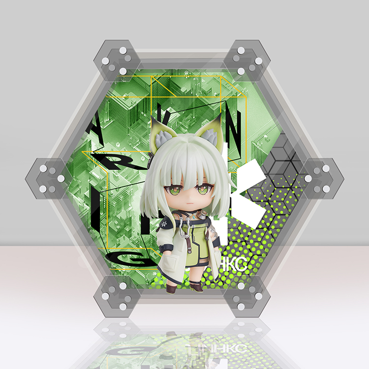 六角展示盒 【移不动】gsc 明日方舟系列粘土人六角形磁吸无限扩展