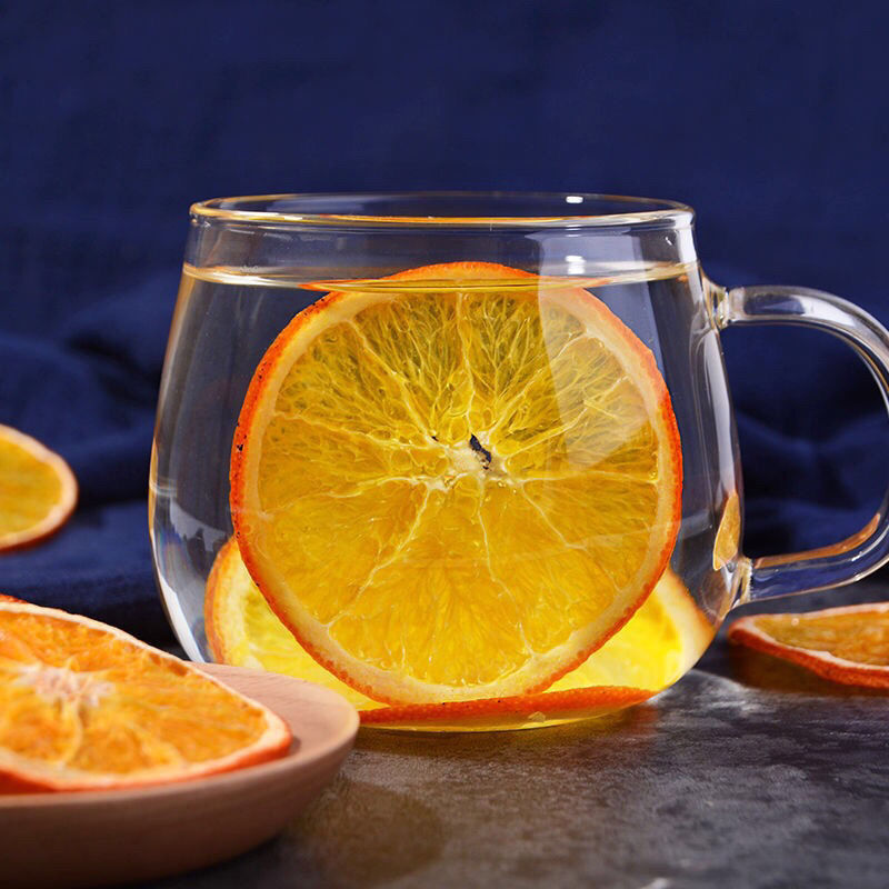 香橙片网红纯手工橙片干水果茶泡水饮品橙子片花果茶散装50克精选香橙