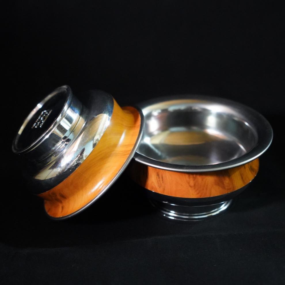 蒙古特色敬酒碗藏式不锈钢碗家用高脚碗民族风酥油茶糌粑敬酒碗蒙古