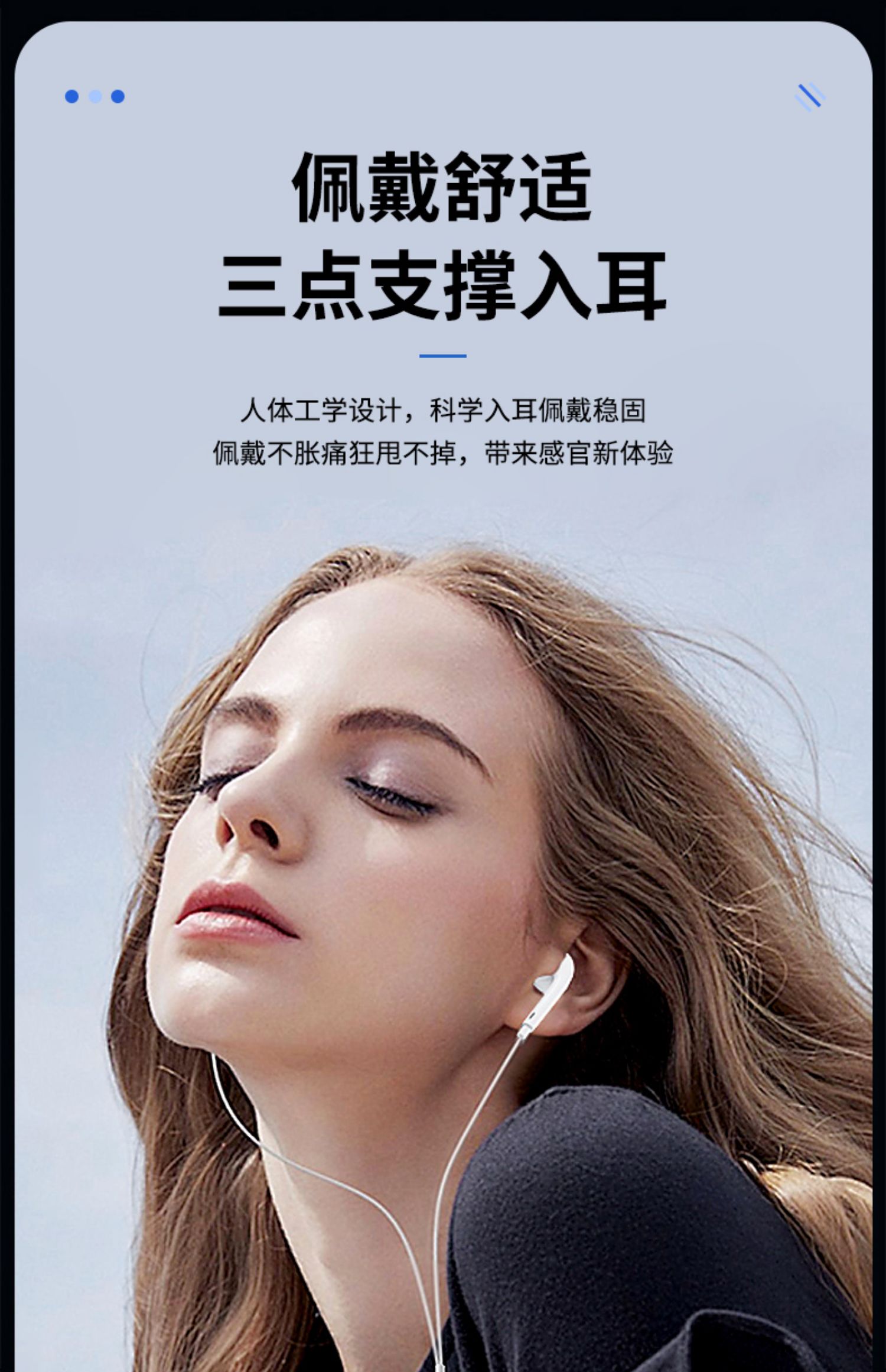 祥汇隆适用opporeno4pro耳机findx2pro有线typec扁孔ace2耳塞reno3