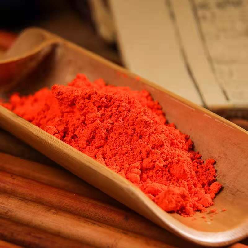 北京同仁堂原料中药材黄丹粉黄丹章丹粉刮研红丹粉樟丹专用内廷上用