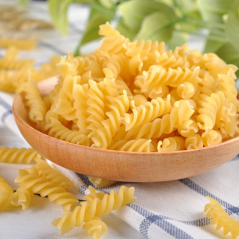 螺丝形意面500g意大利面意粉通心粉螺旋形面条意面酱250g两头尖直纹花