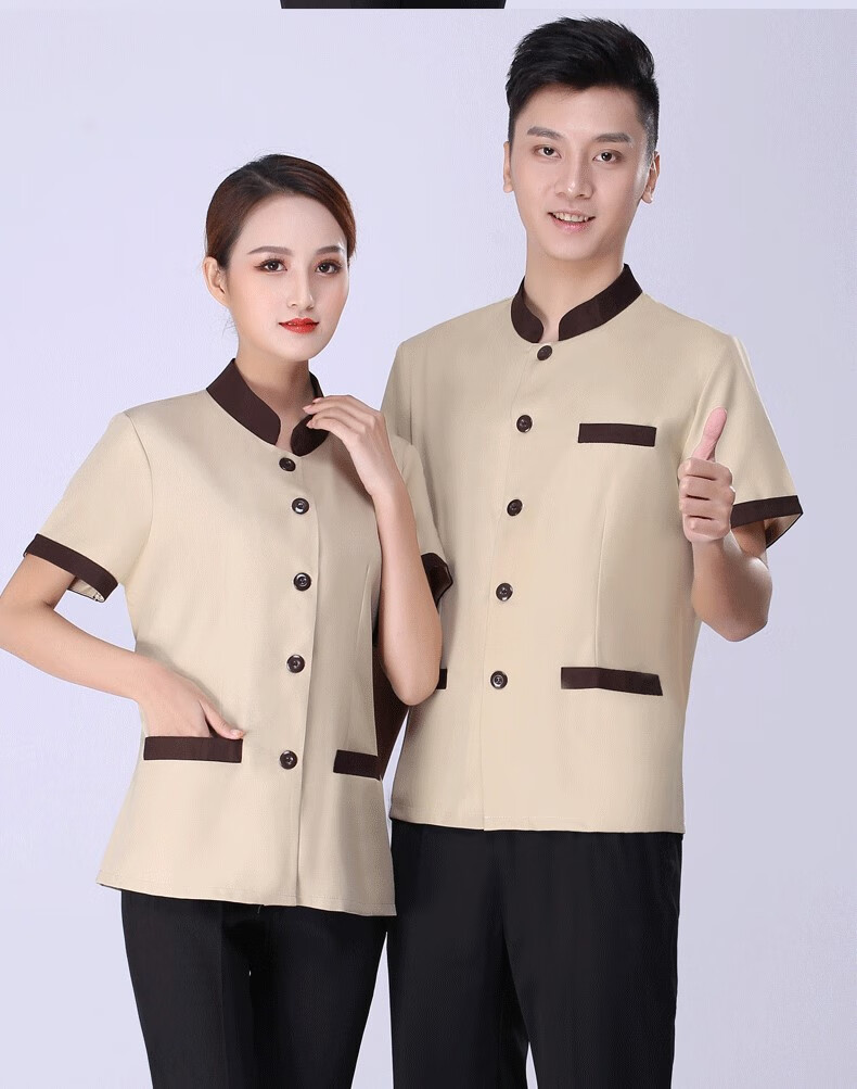 卡德迪保洁服短袖女酒店宾馆客房阿姨工作服医院物业清洁员工装夏季