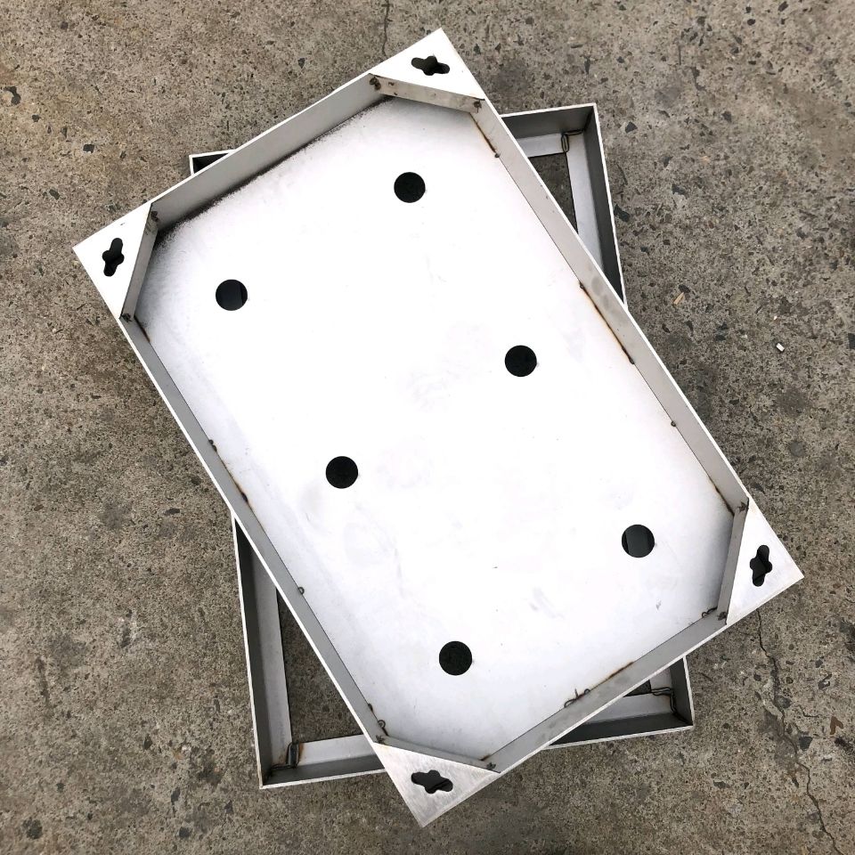 定制304不锈钢井盖方形隐形装饰窨井盖圆形下水道格栅盖板水篦子定做