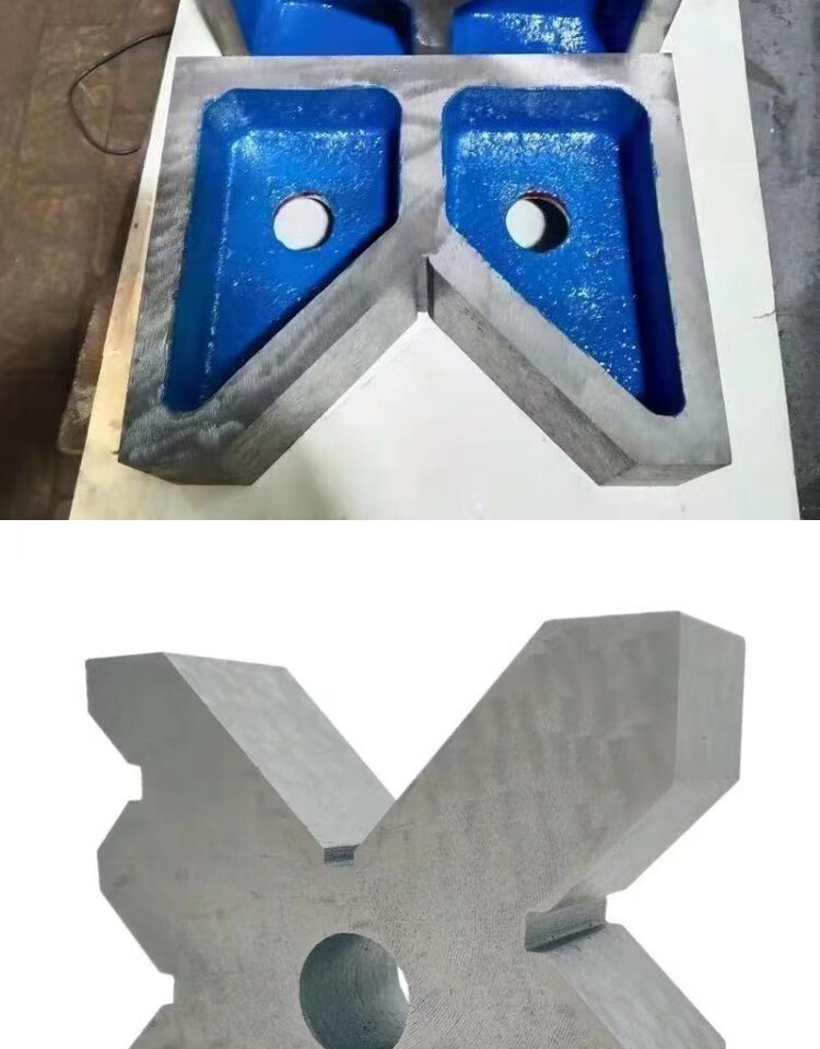 定制精密铸铁v型架90度钳工划线v型铁轴类检测v型块夹具校正v形铁块多