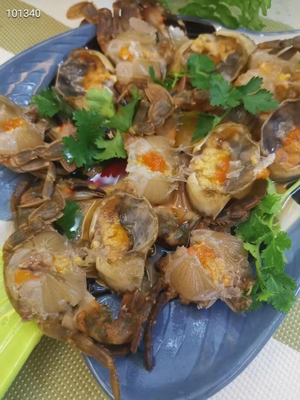 全母花盖蟹 带黄 500g 新鲜活腌制盐卤生腌螃蟹 咸蟹呛蟹 丹东海鲜