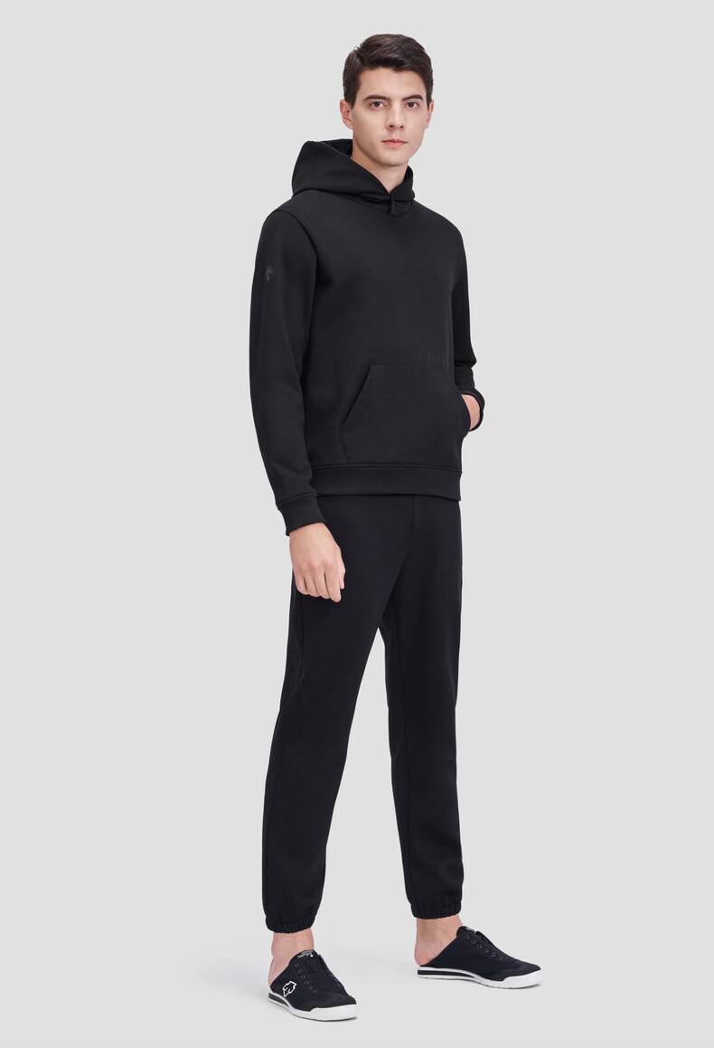 迪桑特(descente) element系列 男子 连帽卫衣 d2431ihd72 bk-黑色 xl