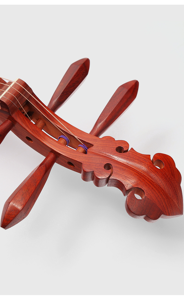 音乐学院推荐 鸡翅木凤尾琵琶乐器考级演奏民族教专业 考级牡丹头鸡翅