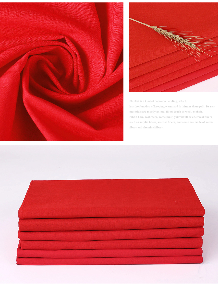 三尺三红布长红布三尺三佛布红色棉布布料酒结婚抓周开业秧歌面料红色