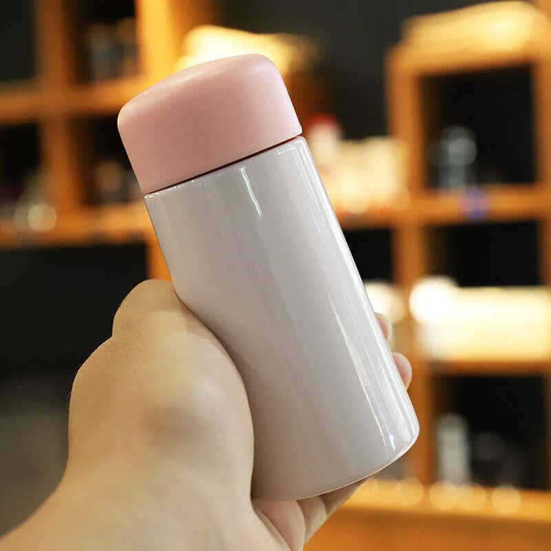 迷你小水杯简约小号小巧保温杯口袋可爱便携超小ins杯子男女150ml西柚