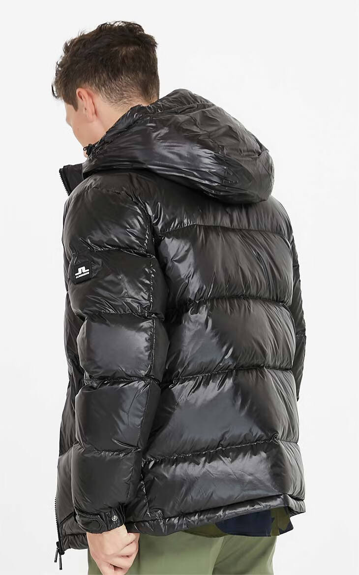 jlindeberg金林德伯格冬季帅气时尚潮流亮面短款面包服羽绒服男