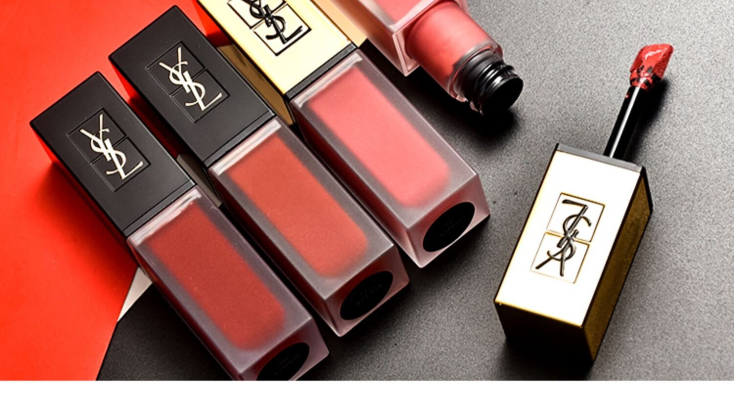 ysl圣罗兰杨树林镜光哑光黑管丝绒天鹅绒唇釉口红416号 天鹅绒205