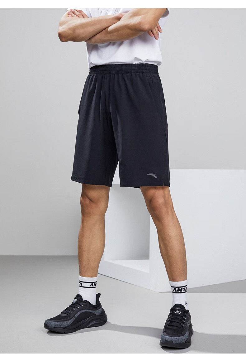 商场同款安踏梭织短裤男2022夏季新款轻薄透气男裤子运动休闲跑步短裤