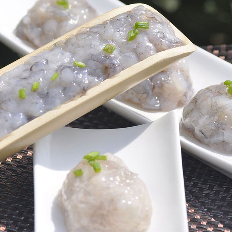 虾滑虾滑冷冻新鲜豆捞火锅食材虾含量高百分之95青虾滑虾滑500g