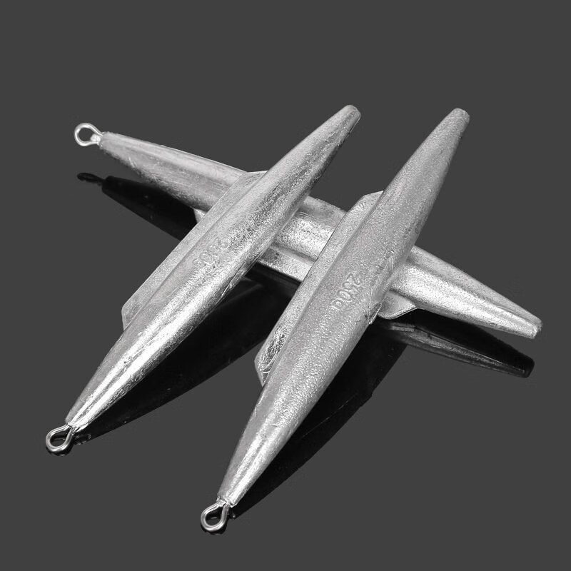 潜艇型铅坠防挂底潜艇鲨鱼鳍型铅坠深海钓船钓铅坠子渔具铅坠 鲨鱼鳍