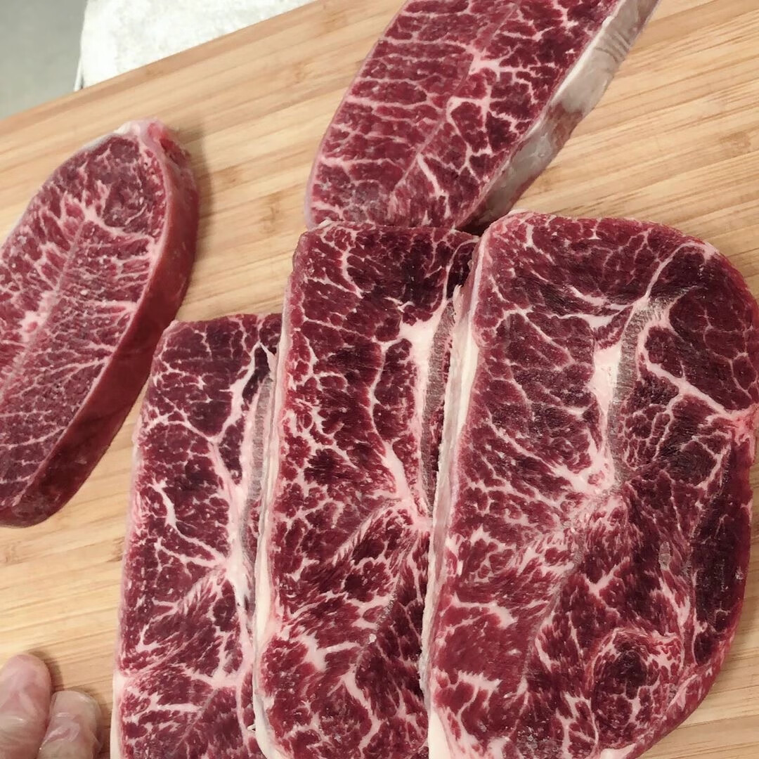 顺丰速运2斤prime和牛m5板腱牡蛎肉1000克奶香健身ipb正关美国橙伯乐