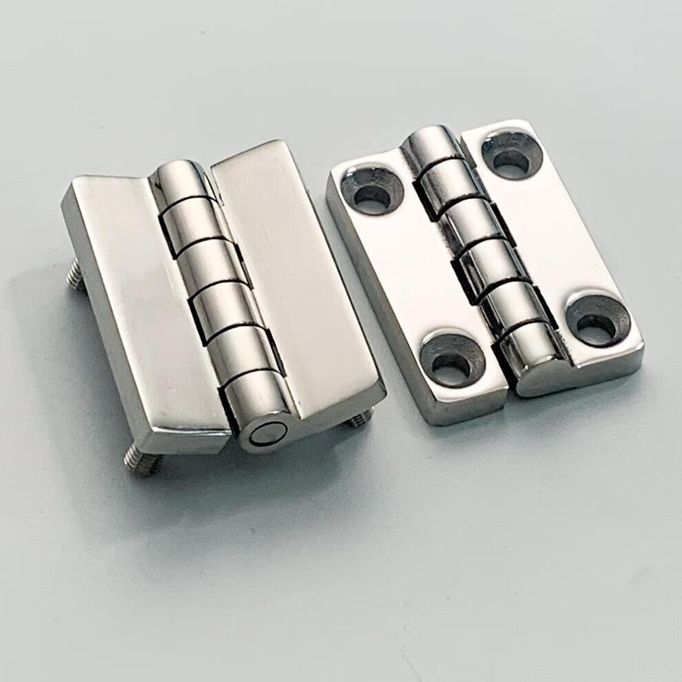 定制cl2091c304不锈钢镶嵌螺柱铰链hl009加厚工业承重合页2091带螺柱