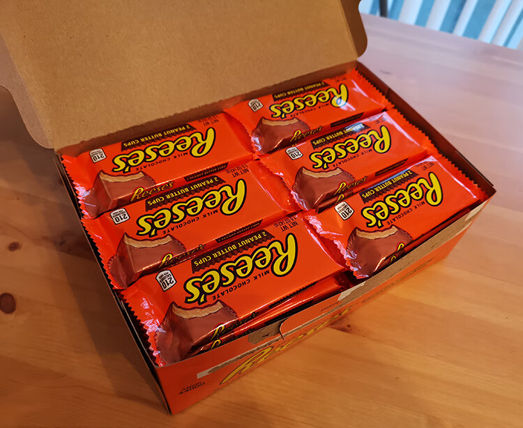 美国reeses锐滋花生酱巧克力糖果夹心牛奶reeses3in1混合装908g
